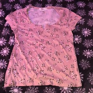 pink rose shirt